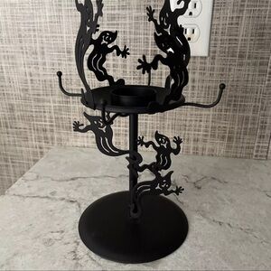 PartyLite ShadowDancers Ghost Tealight Lamp Candle Halloween Decor P7797 Retired